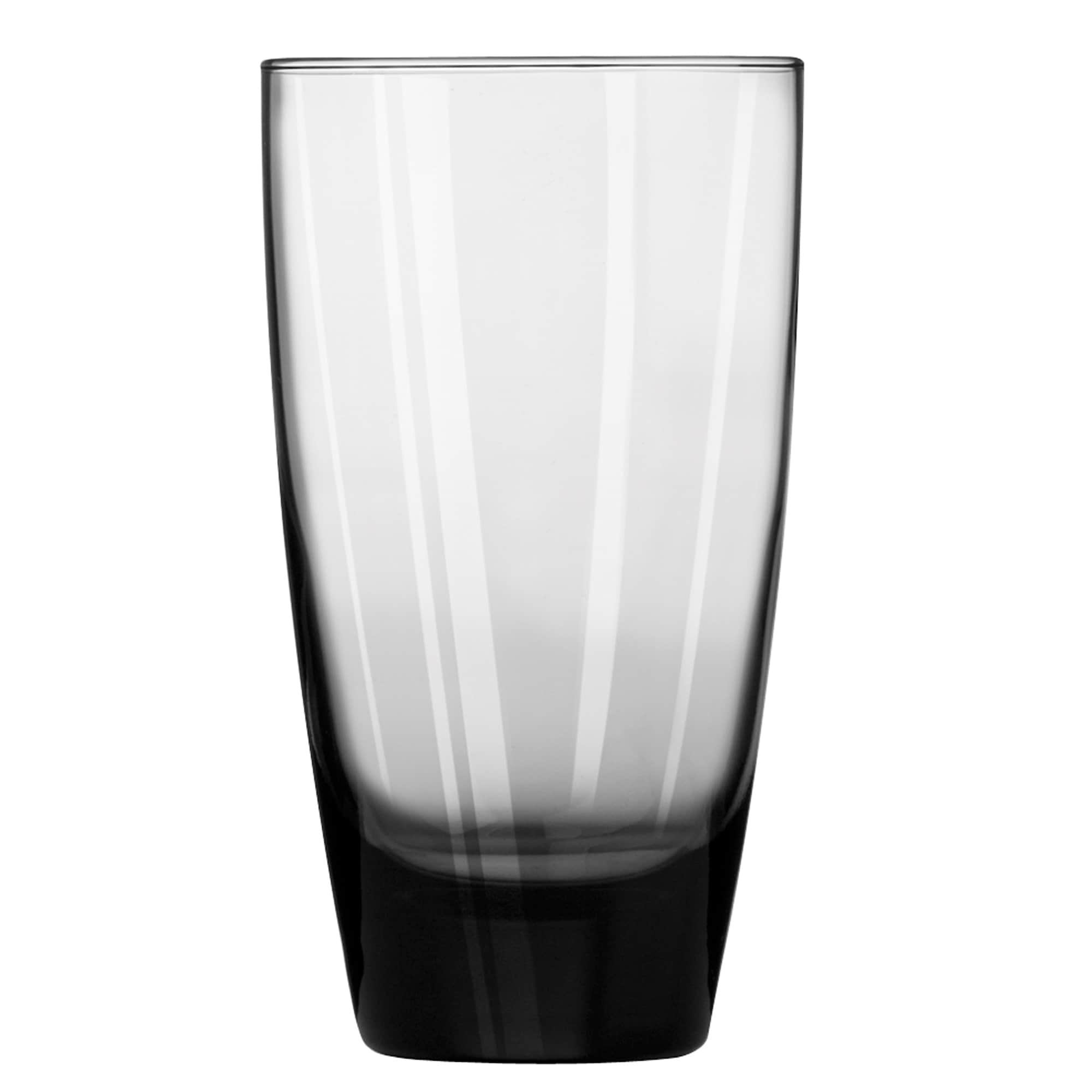 Libbey Classic Smoke Tumbler Glasses, 18-ounce, Set of 12