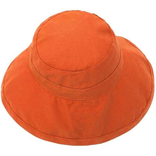 orange sun hat