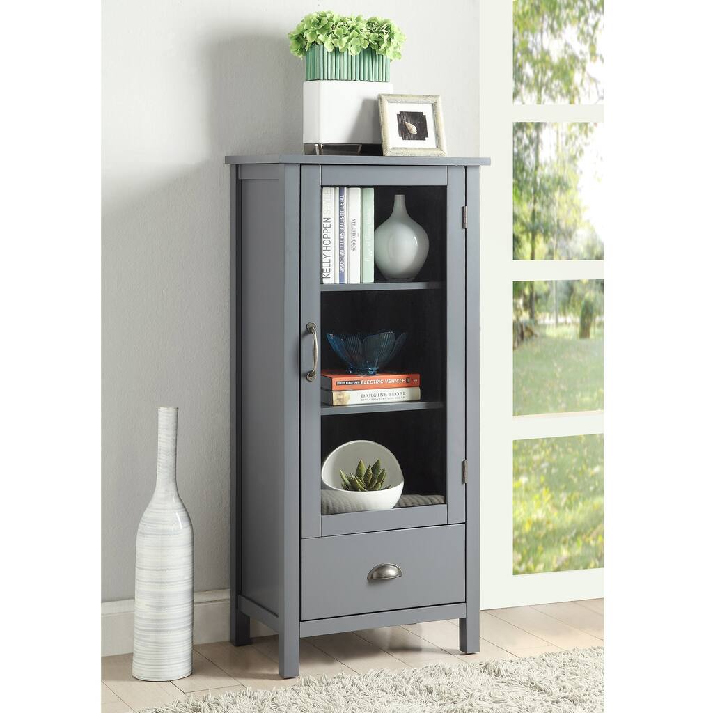 Small Wood Storage Cabinet