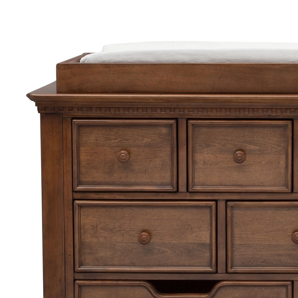 chestnut changing table