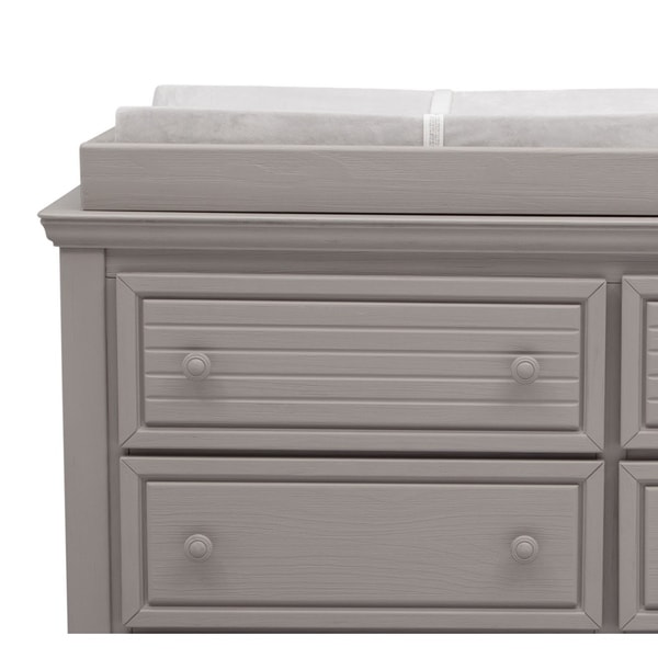 rustic gray changing table