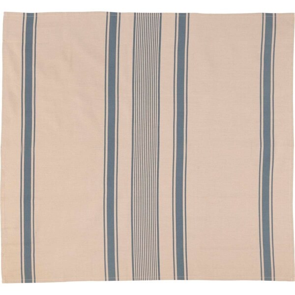 Farmhouse Tabletop Kitchen VHC Charlotte Table Topper Cotton Linen Blend Striped - 37x40