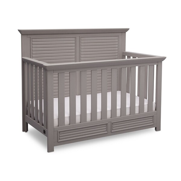 simmons rustic grey crib