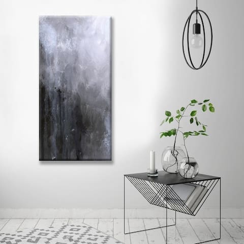 Licorice Rain' Abstract Canvas Wall Décor by Karen Moehr