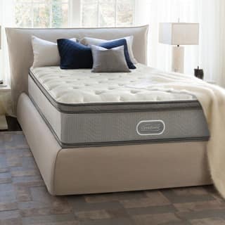 Split Queen Size Mattresses Beautyrest 13 Inch Marco Island Plush Pillow Top Split Queen Size Mattress Set