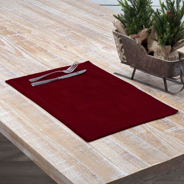 Shop Farmhouse Tabletop Kitchen VHC Velvet Holiday Placemat Set of 6