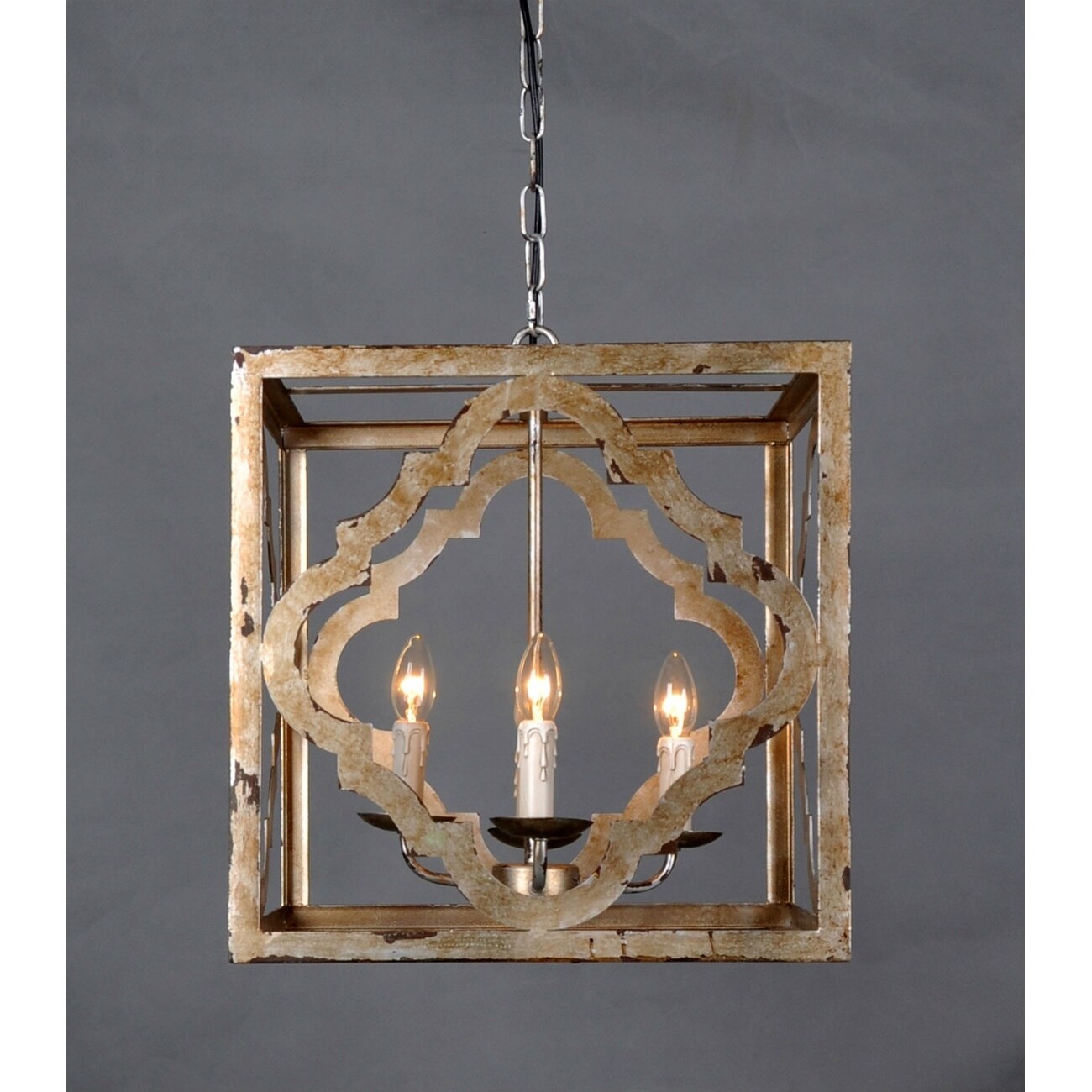 Legion Furniture 18 inch chandelier - Silver (Less than 60 Watts - Iron) - Chandeliers For Bedrooms by Overstock.com