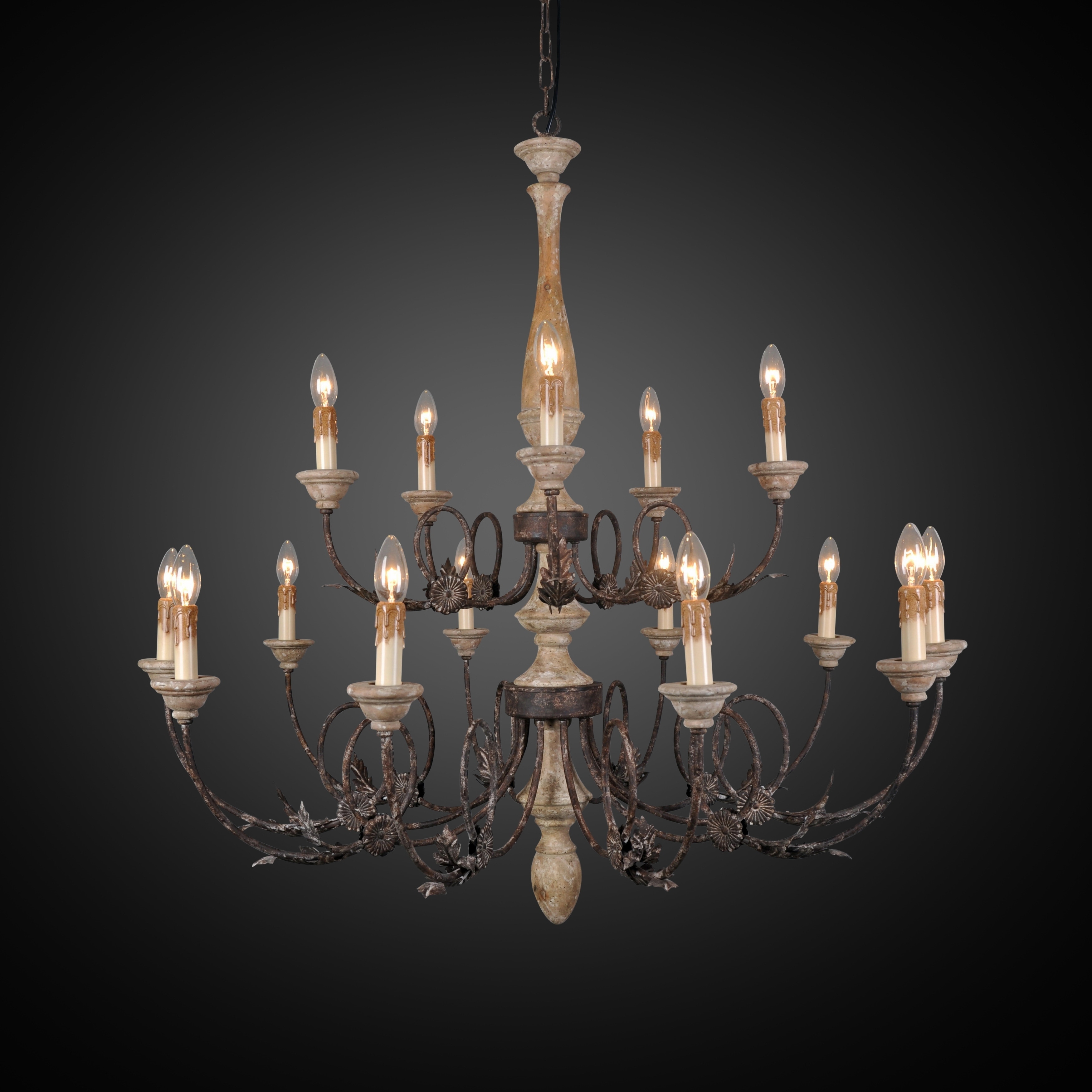 Legion Furniture 43 inch chandelier (Less than 60 Watts - Multi - Iron) - Chandeliers For Bedrooms by Overstock.com
