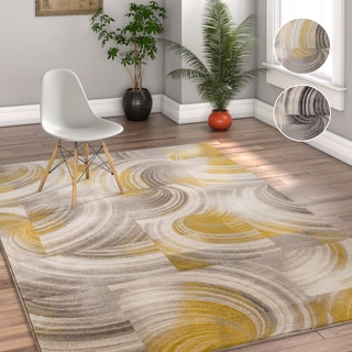 Well Woven Modern Geometric Abstract Area Rug