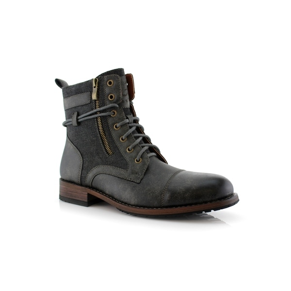 kenneth cole reaction design wingtip combat boot