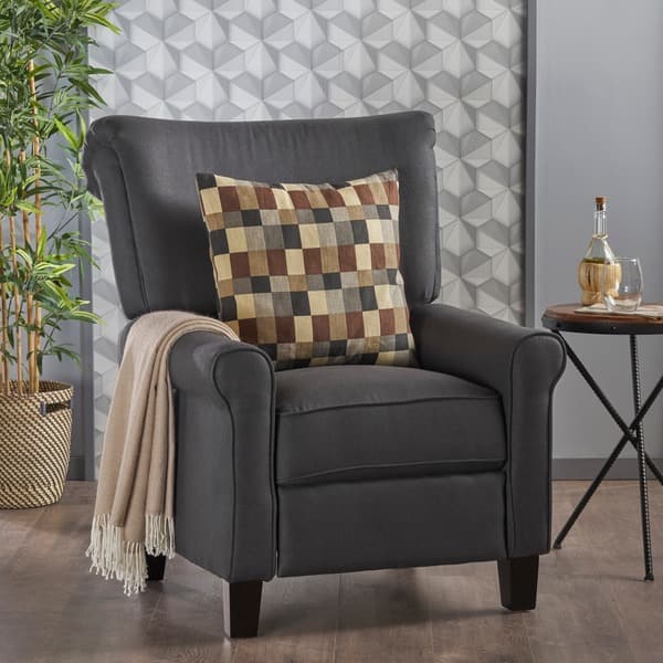 Thalia Traditional Fabric Recliner by Christopher Knight Home Bed