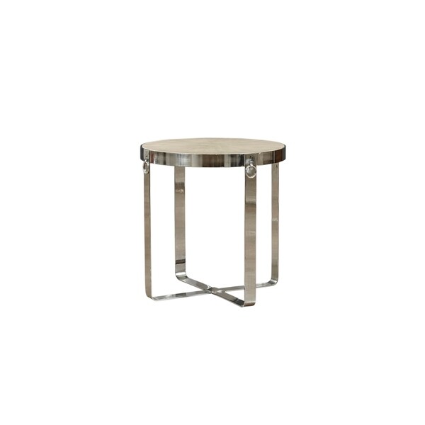 Options Silver End Round Table Free Shipping Today Options Silver End Round Table