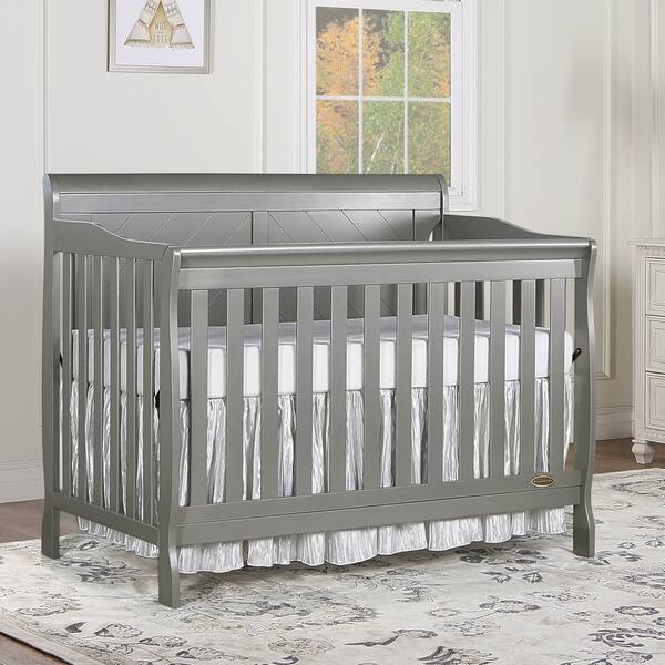 Dream On Me Ashton Full Panel Convertible 5in1 Crib Bed Bath