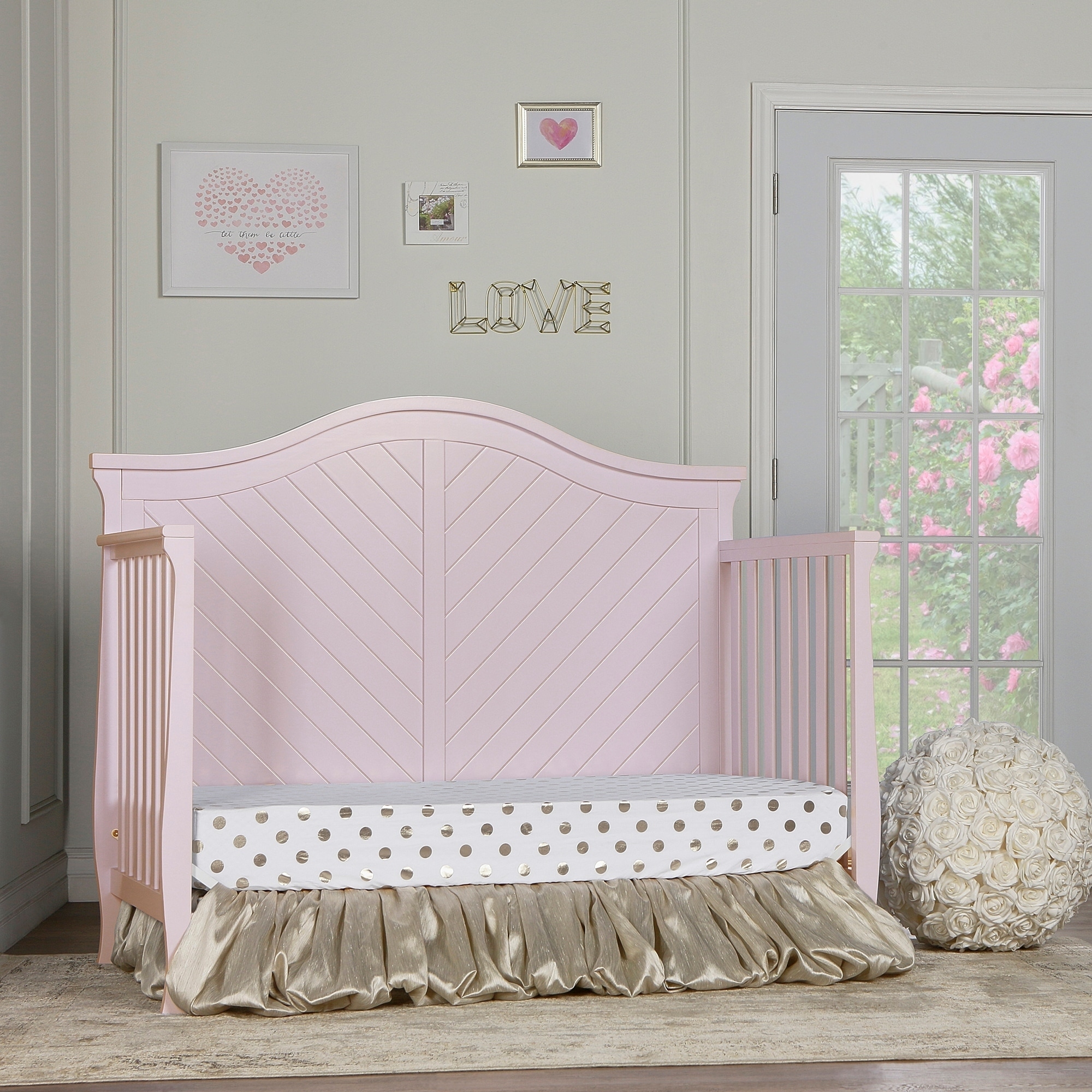 Shop Dream On Me Kaylin 5 In 1 Convertible Crib Overstock 17951369