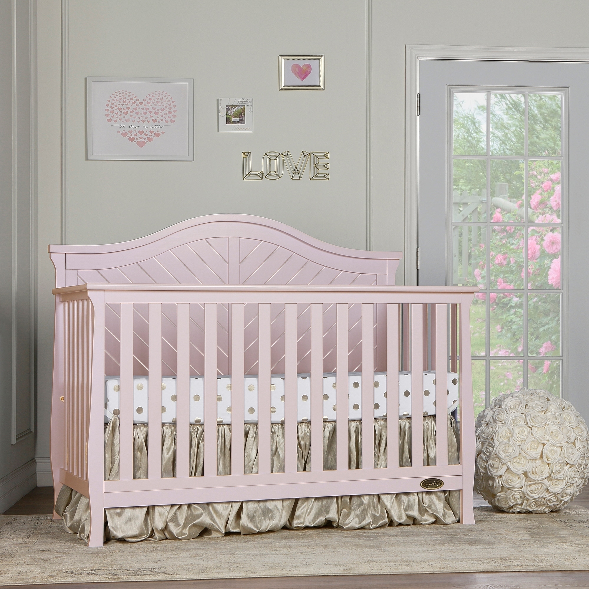 Shop Dream On Me Kaylin 5 In 1 Convertible Crib Overstock 17951369