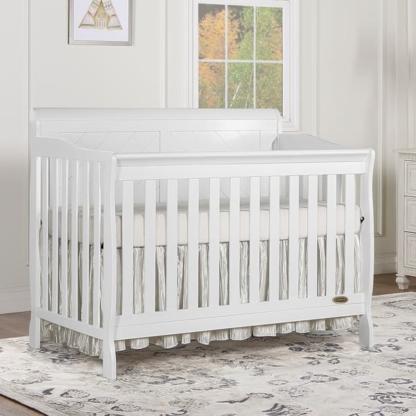 slide 2 of 5, Dream On Me Ashton Full Panel Convertible 5-in-1 Crib