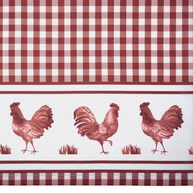 Barnyard Window Curtain Valance - 58x14