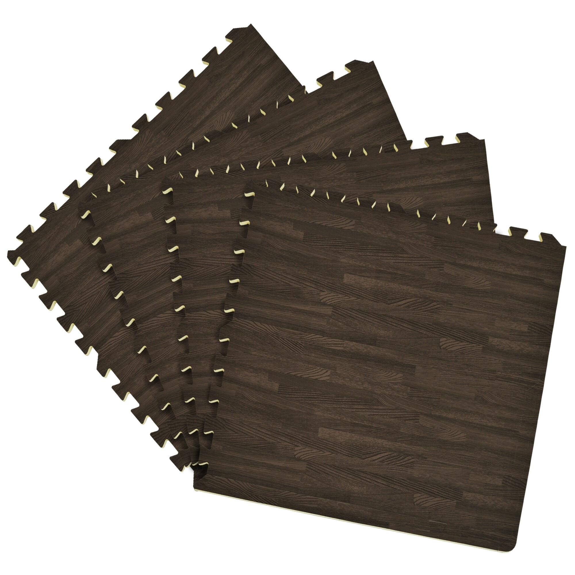Shop Interlocking Foam 24x24 Anti Fatigue Floor Tiles 4 Tiles 16