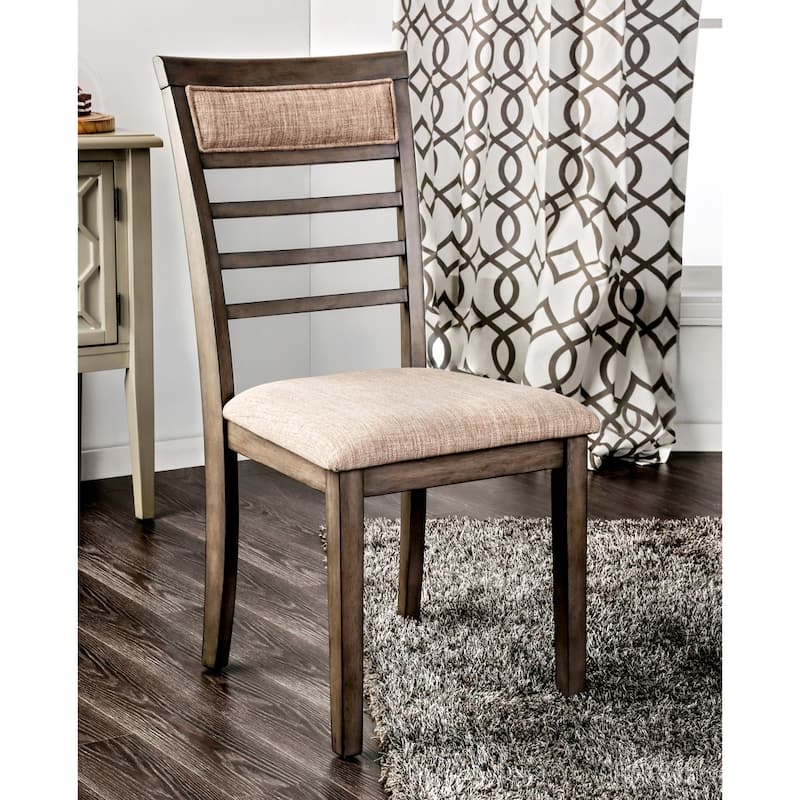 Keso Rustic Solid Wood 5-Piece Dining Set by Furniture of America