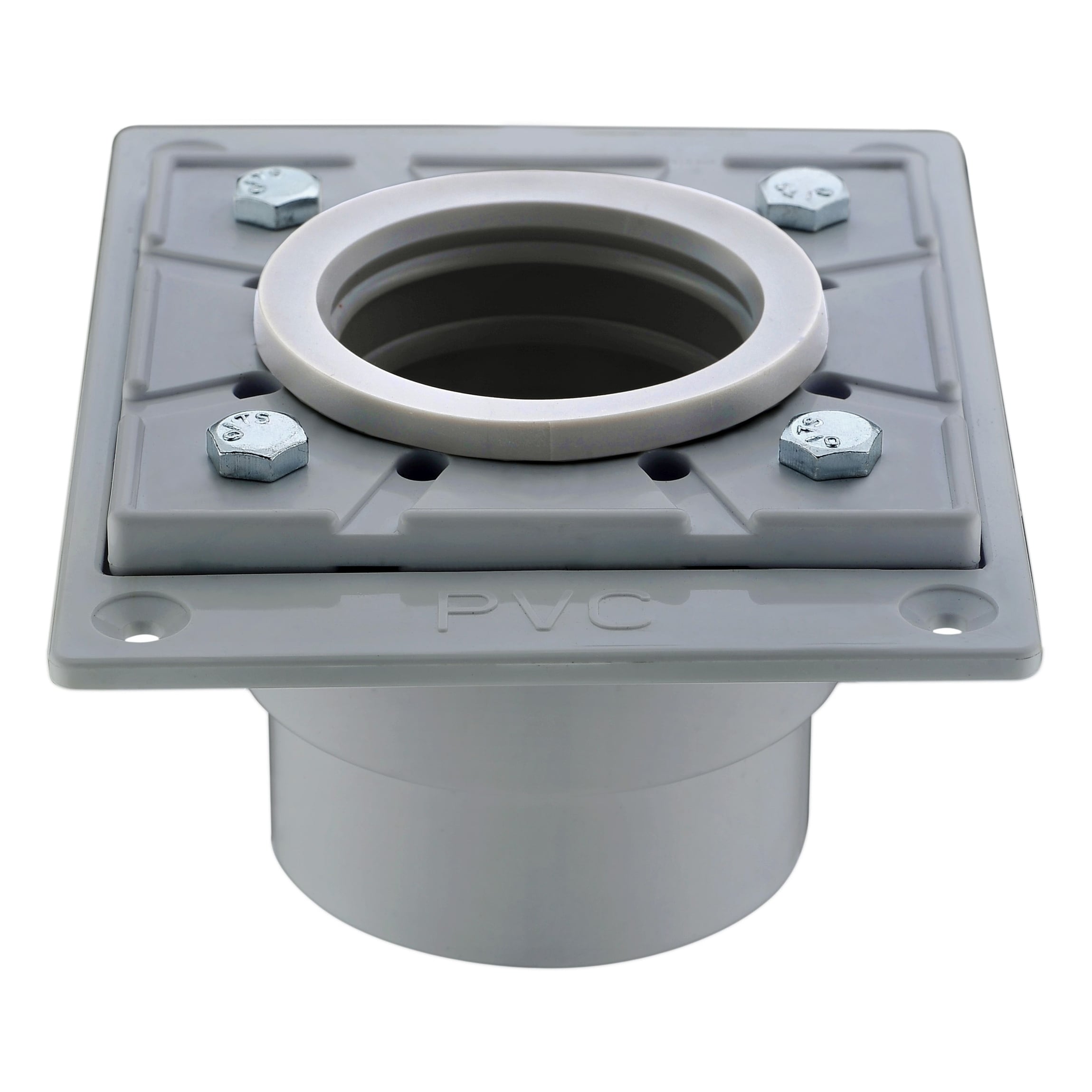 ALFI brand PVC Shower Drain Base with Rubber Fitting