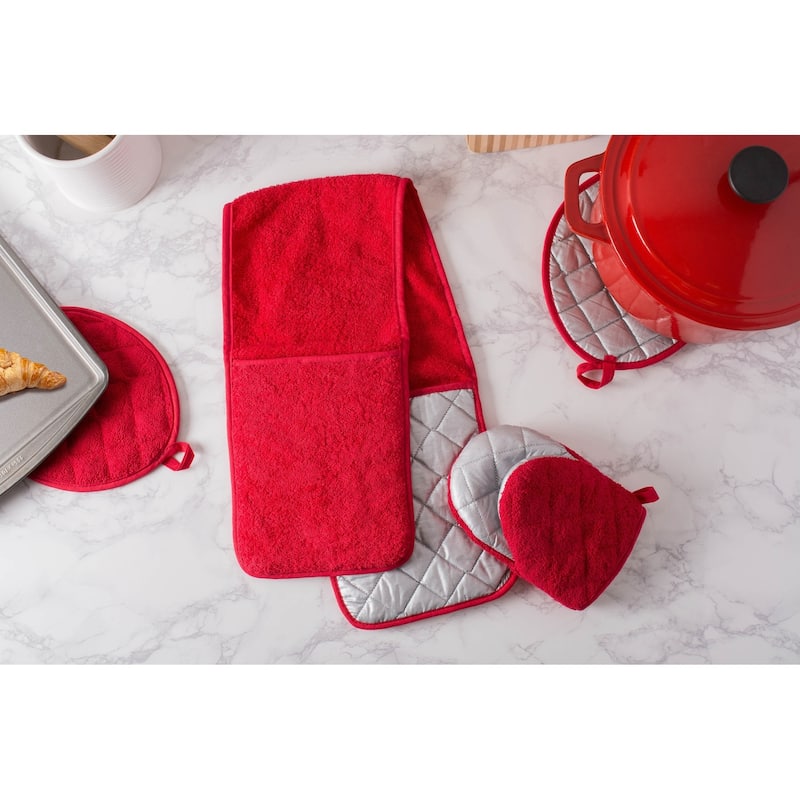 Terry Cotton Oven Mitt