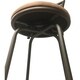 Halfy Round Seat Counter-to-Bar Height Adjustable 360 Degree Swivel Metal Stool - Thumbnail 5