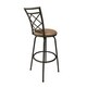 Halfy Round Seat Counter-to-Bar Height Adjustable 360 Degree Swivel Metal Stool - Thumbnail 3