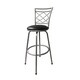 Halfy Round Seat Counter-to-Bar Height Adjustable 360 Degree Swivel Metal Stool - Thumbnail 1