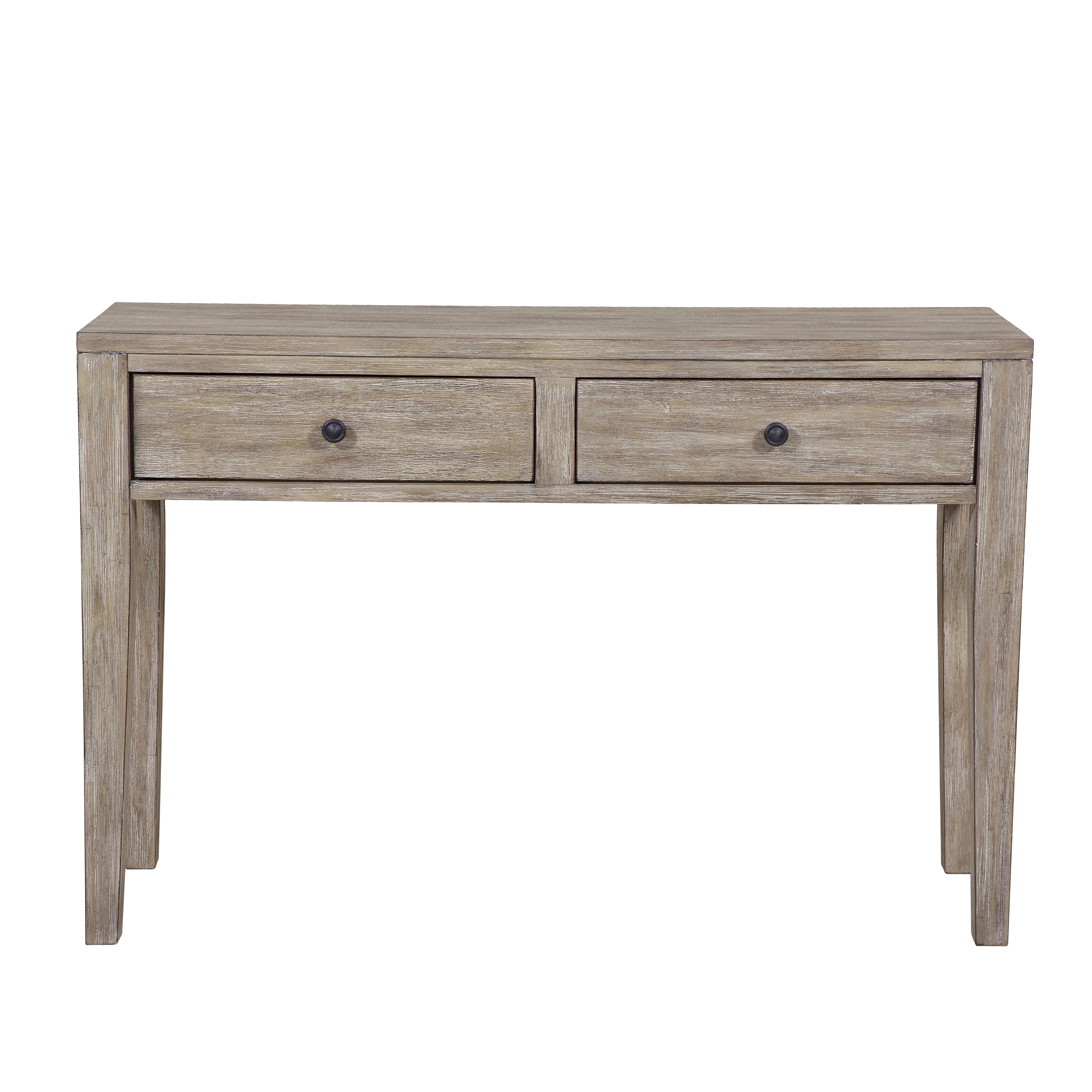 Shop Farmhouse Style Distressed Brown Wood Two Drawer Accent