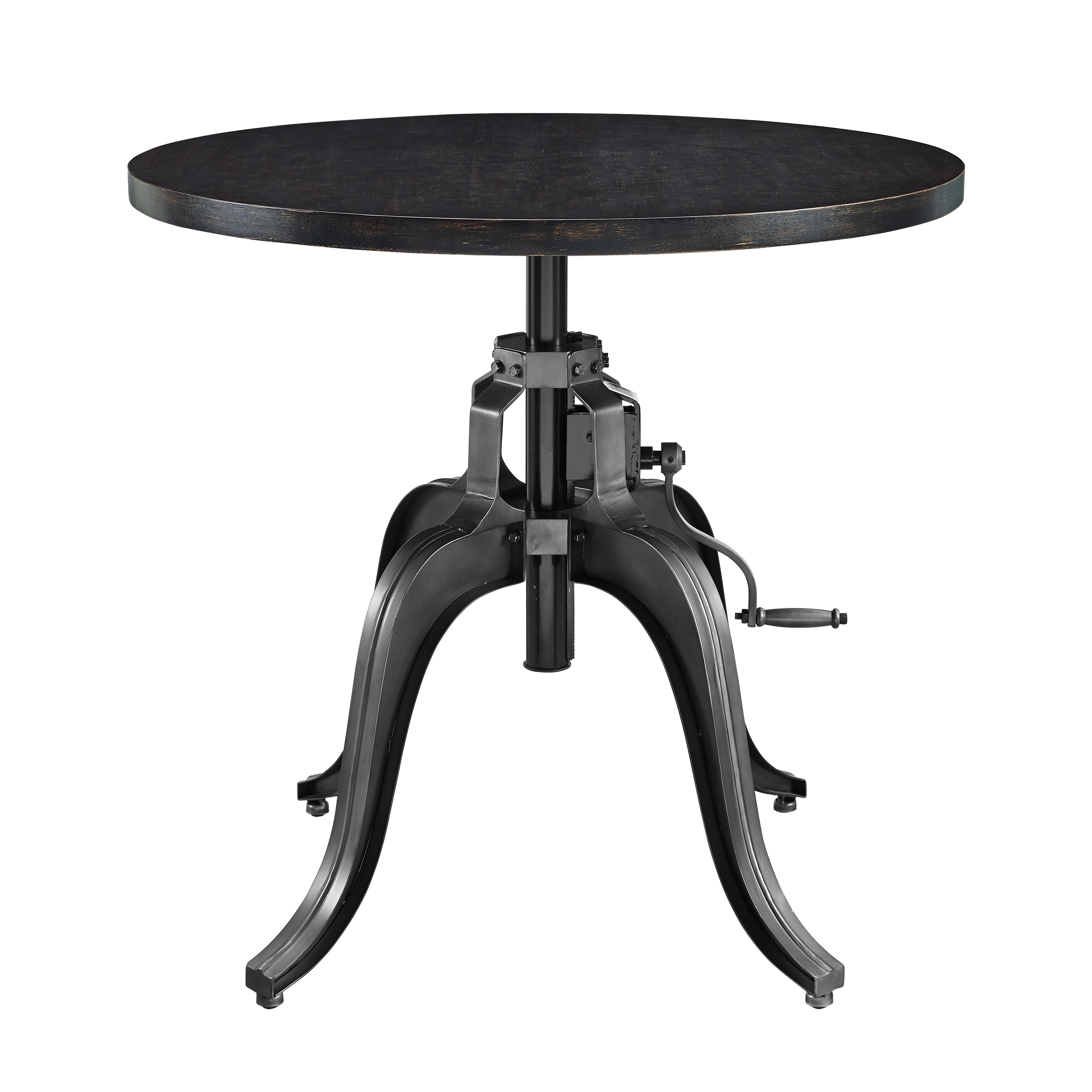 通販 送料無料  Industrial Adjustable Height Crank Table - Bed Bath & Beyond テーブル+チェア