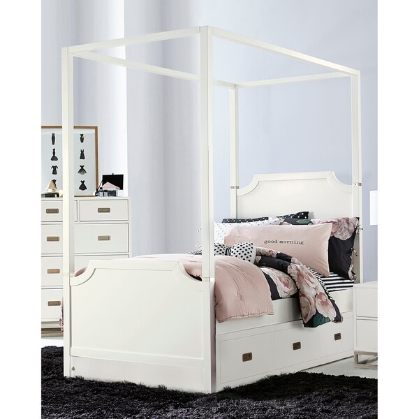 Shop Hillsdale Tinley Park Twin Canopy Panel Bed With ...