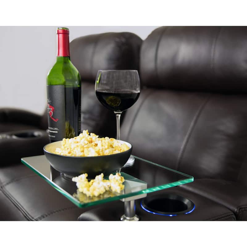 Octane Glass Swivel Table