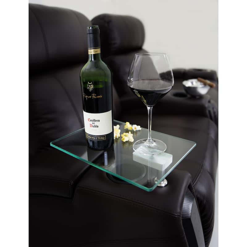 Octane Glass Swivel Table