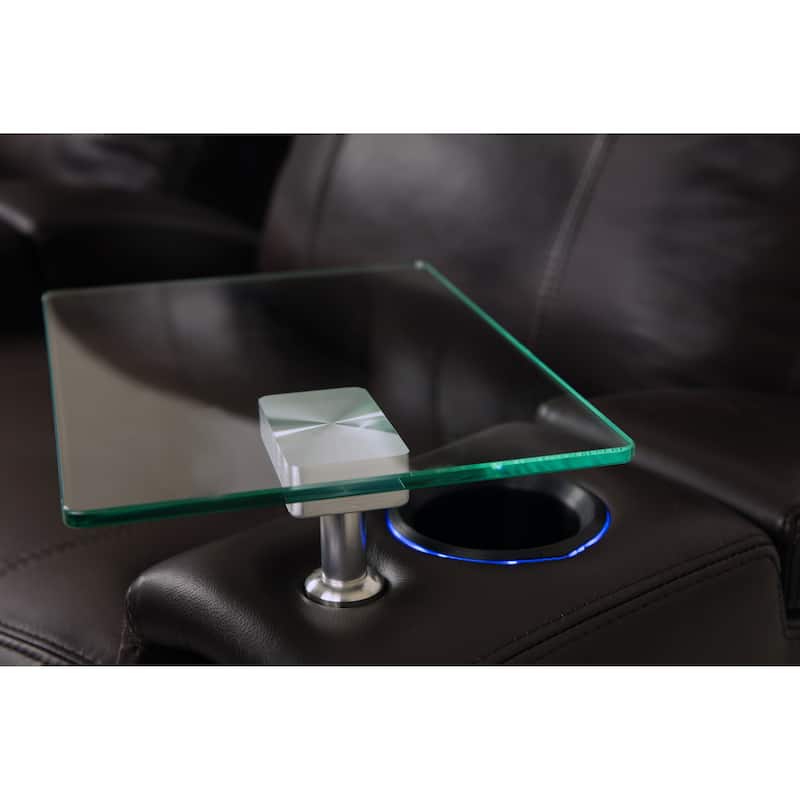 Octane Glass Swivel Table
