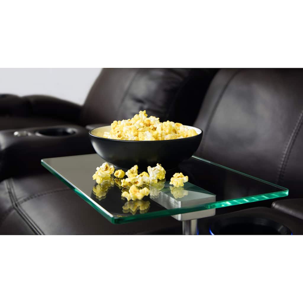 Octane Glass Swivel Table