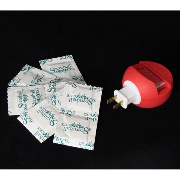 Red Plug-In Pine Scented Christmas Tree Fragrance Scentball