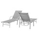 Corvus Antonio Sling Fabric Adjustable Outdoor Chaise Lounge - Thumbnail 1