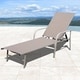 Corvus Antonio Sling Fabric Adjustable Outdoor Chaise Lounge - Thumbnail 14
