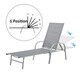 Corvus Antonio Sling Fabric Adjustable Outdoor Chaise Lounge - Thumbnail 1