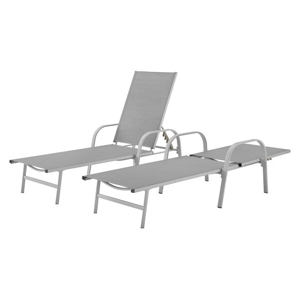 Corvus Antonio Sling Fabric Adjule Outdoor Chaise