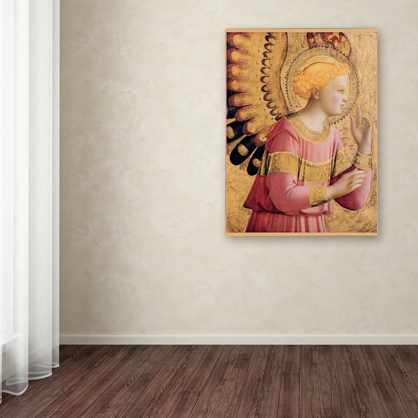 Shop Vintage Lavoie Archangel Gabriel Canvas Art Overstock