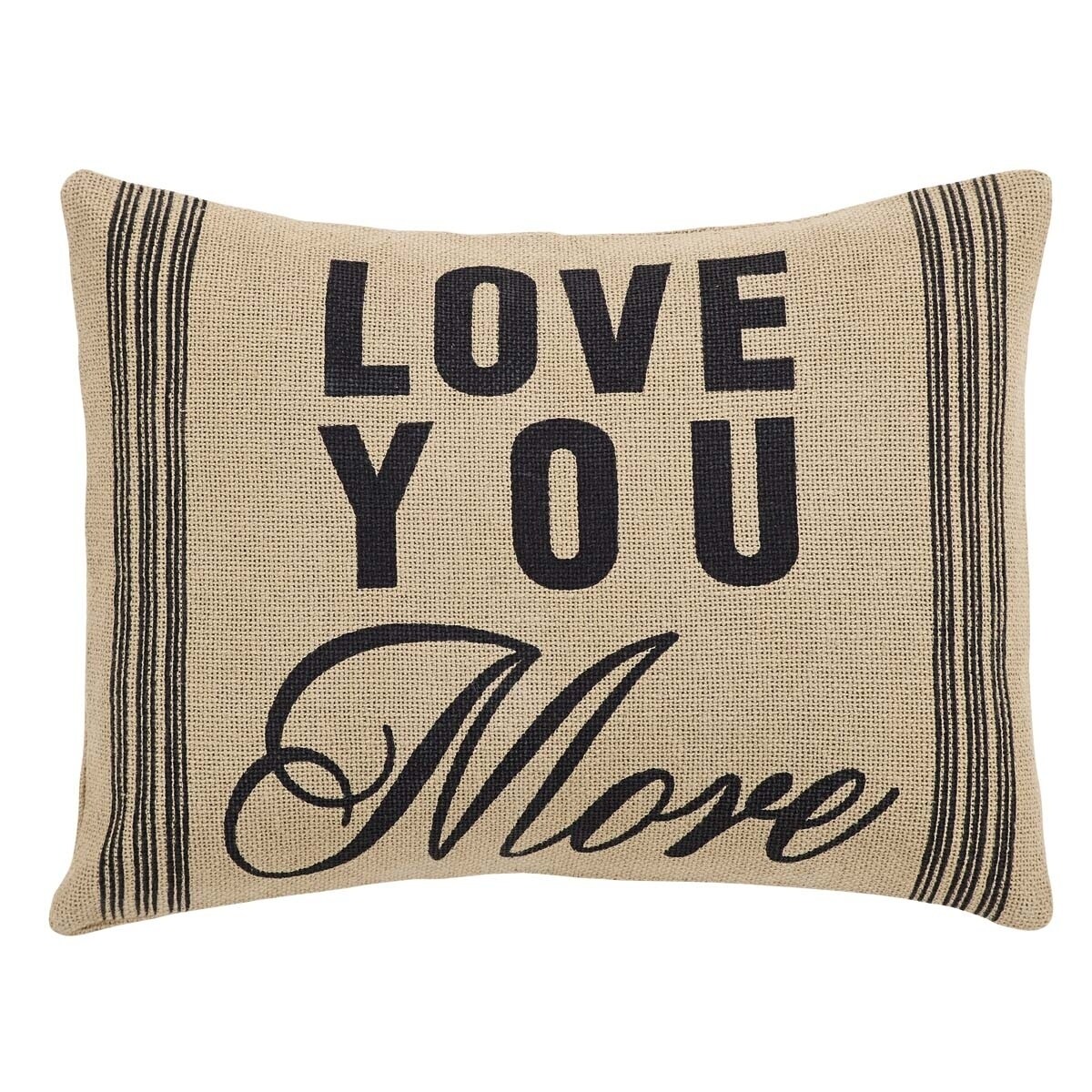 Shop Love You More Pillow 14x18 Free Shipping On Orders Over 45