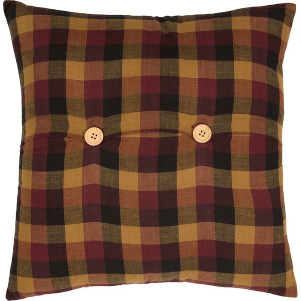 Shop Red Primitive Bedding Vhc Heritage Farms 16x16 Pillow Cotton