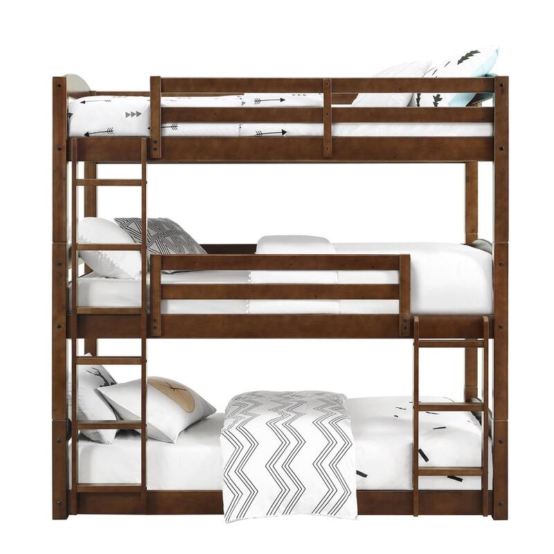 Avenue Greene Nola Mocha Triple Floor Bunk Bed On Sale Bed Bath