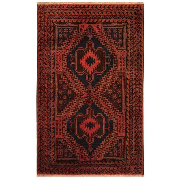 Handmade Balouchi Wool Rug (Afghanistan) - 3'3 x 5'2