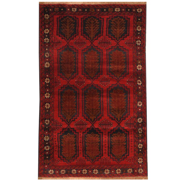 Handmade Balouchi Wool Rug (Afghanistan) - 2'9 x 4'8