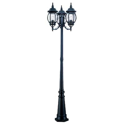 Acclaim Lighting Chateau Collection Matte Black Aluminum Lamp Post