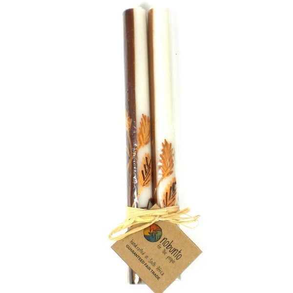 Handmade Kiwanja Candle, Set of 2 (South Africa)