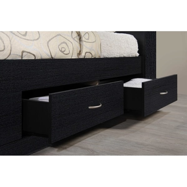 Shop Hodedah Twin Size Captain Bed With 3 Drawers And Headboard