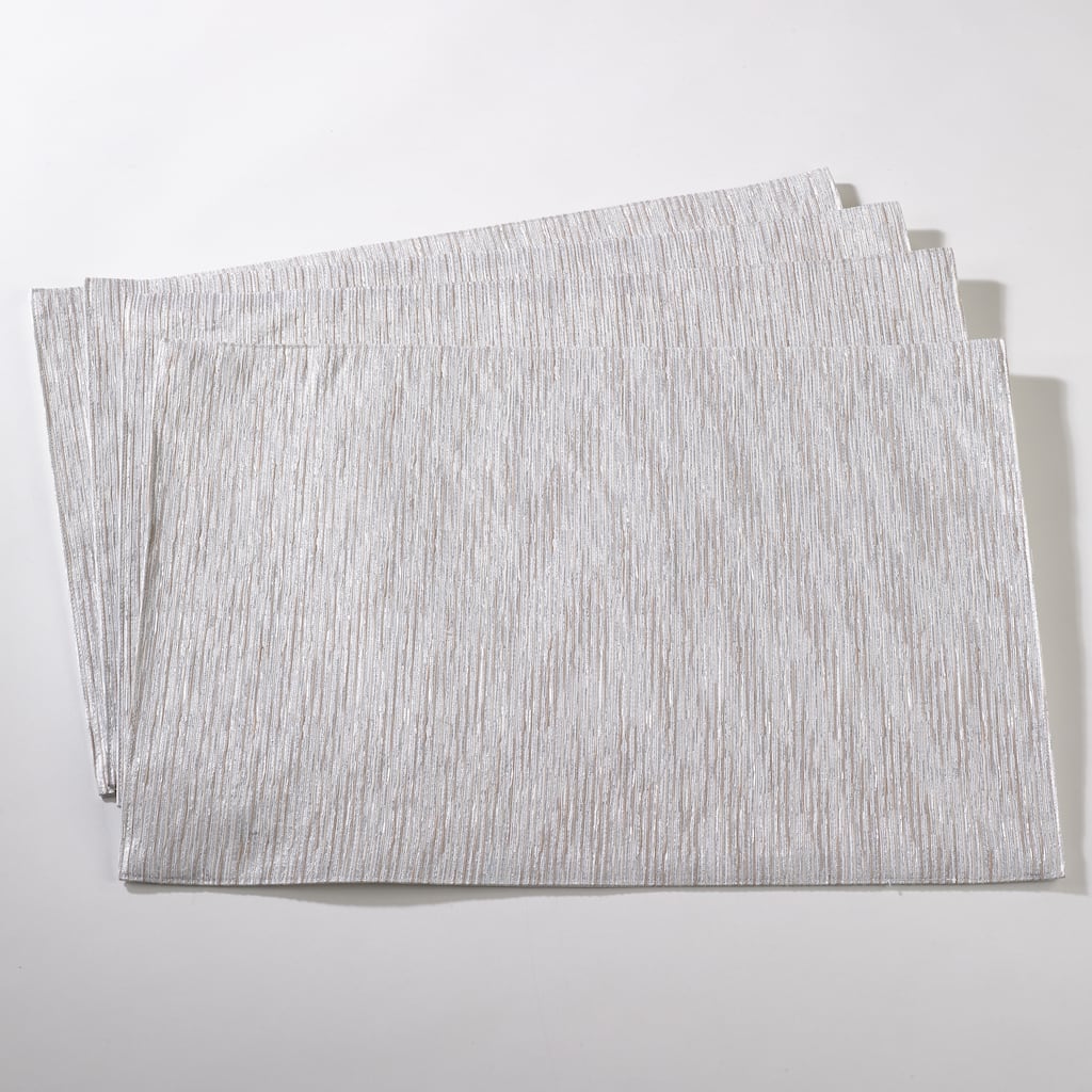 Woven Metallic Fused Design Placemat Set